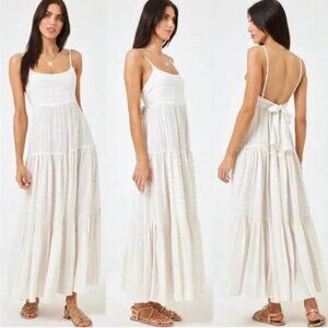 L*Space White Maxi Dress